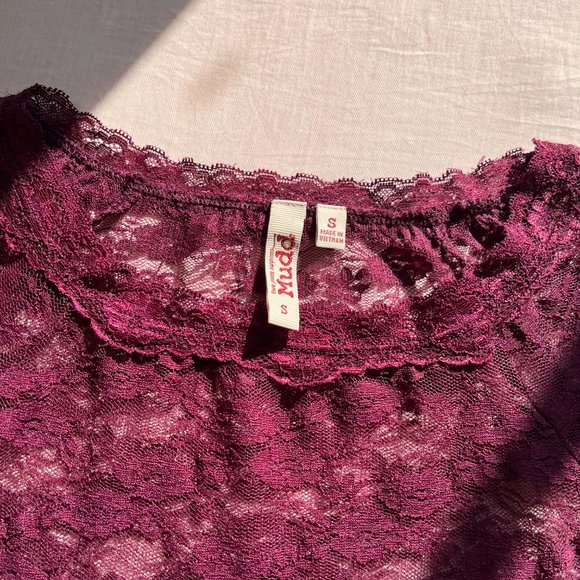 Mudd lace top S - Picture 2 of 5